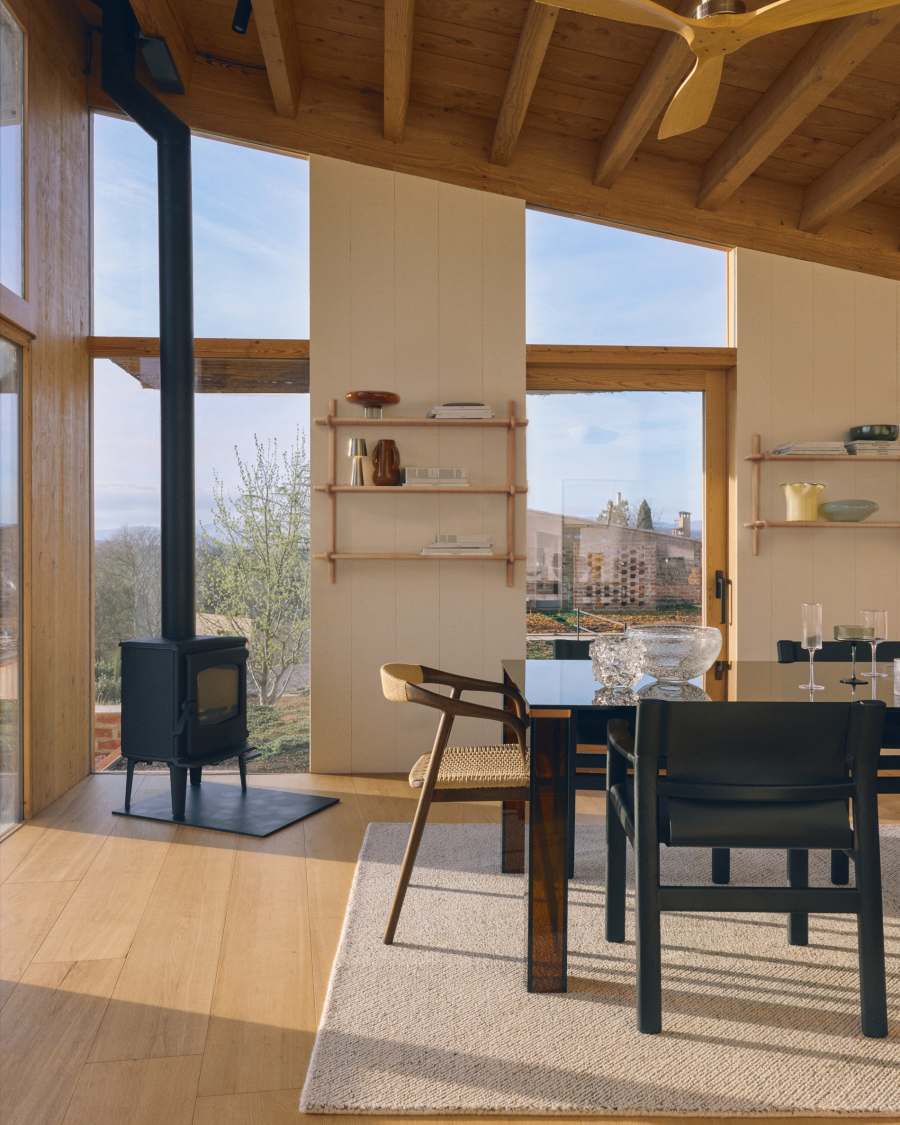 Centre de table Vorma en verre transparent Ø 17,5 cm