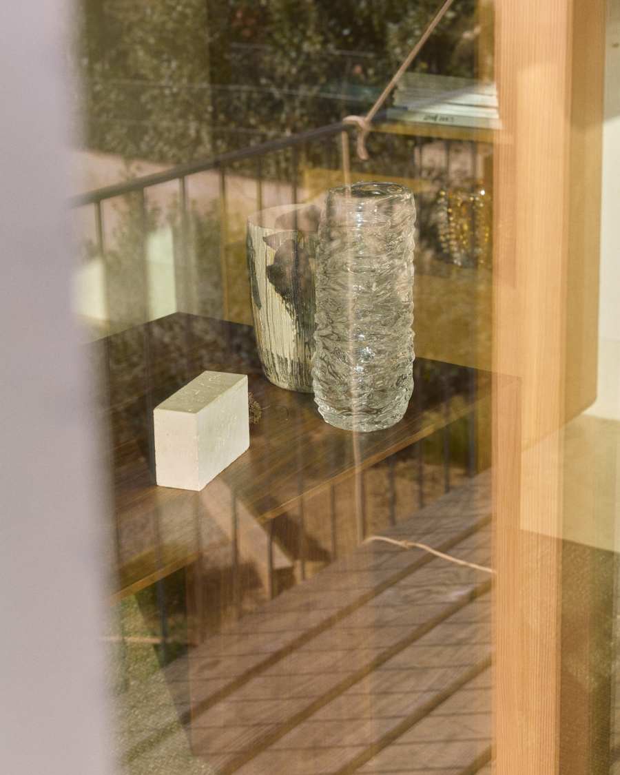 Jarrón Vorma από διαφανές γυαλί 29,5 εκ