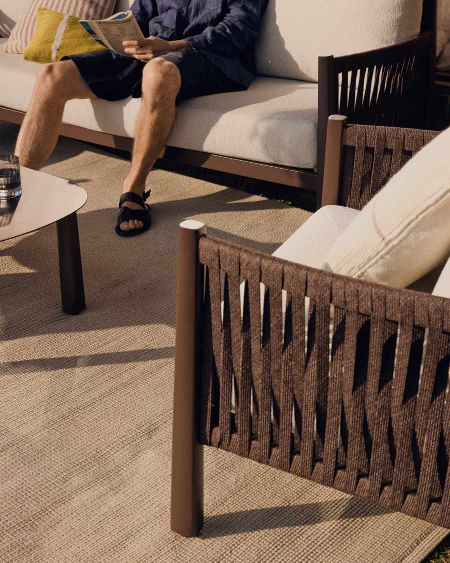 Χαλί Turiane από συνθετικές ίνες εκρού 200 x 300 εκ