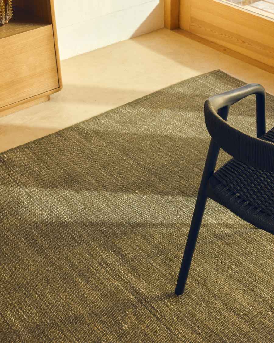 Tapis Tirla 100 % PET vert 200 x 300 cm