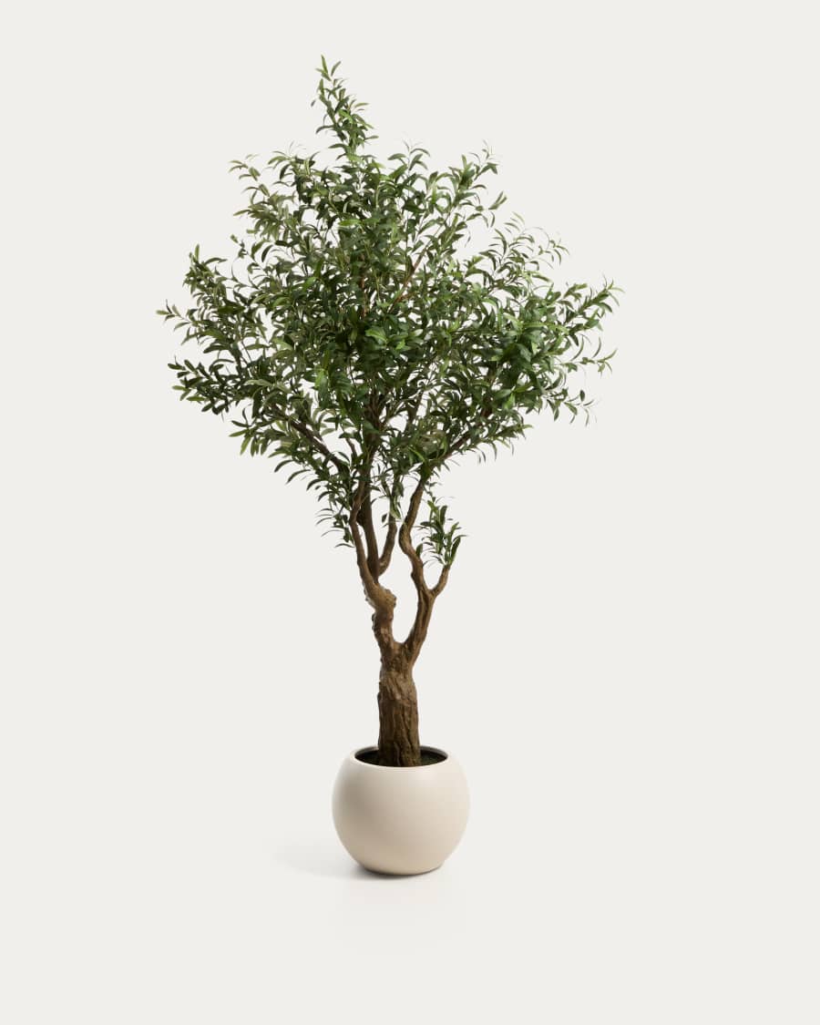 Artificial Olive tree with white pot 210cm