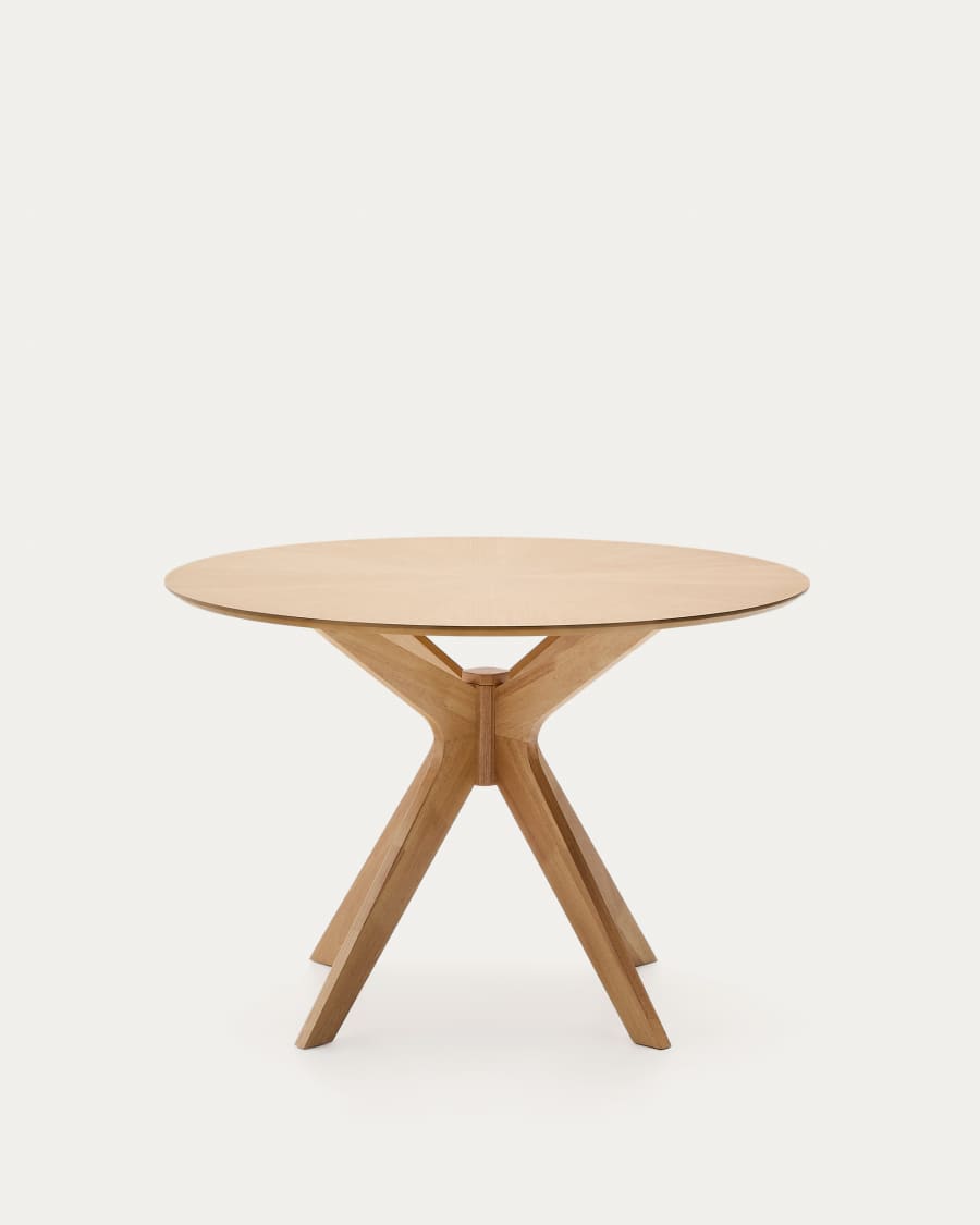 Naanim round table in oak veneer, Ø 100 cm