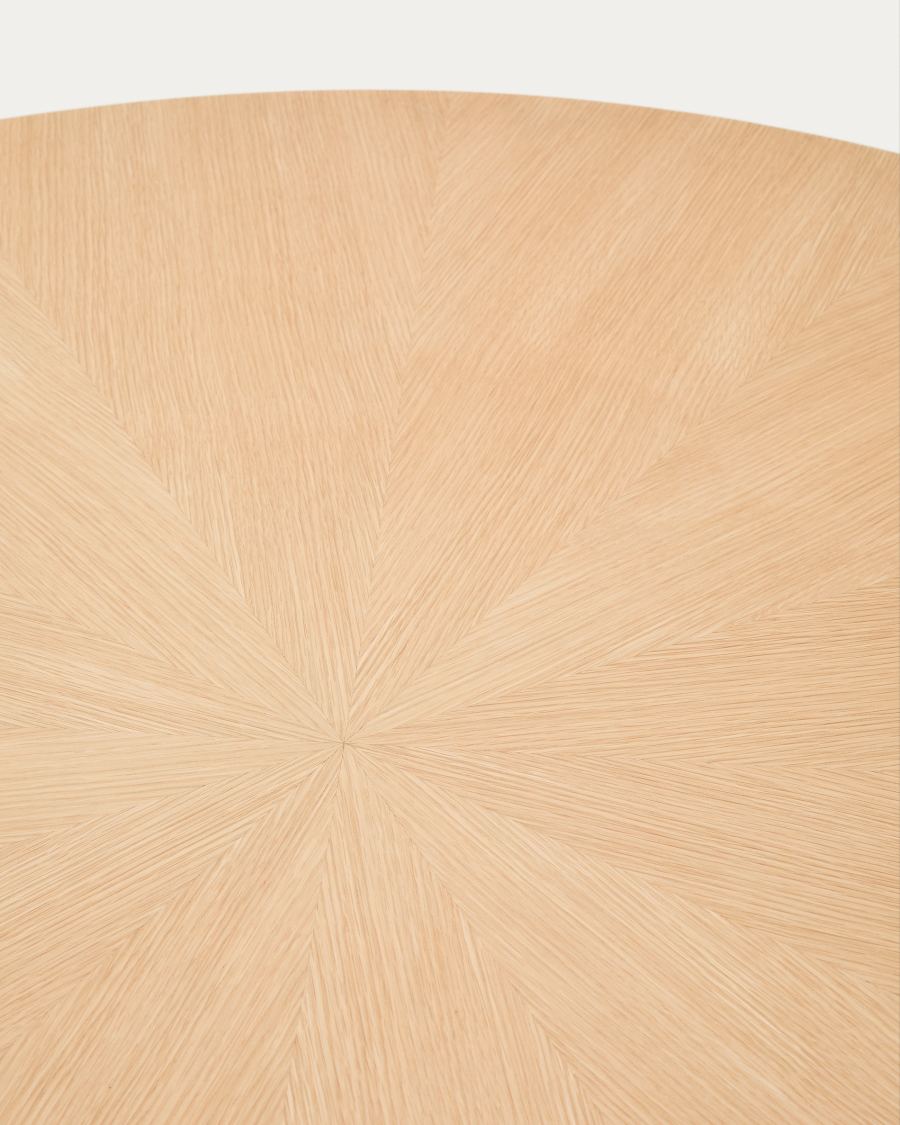 Naanim round table in oak veneer, Ø 100 cm