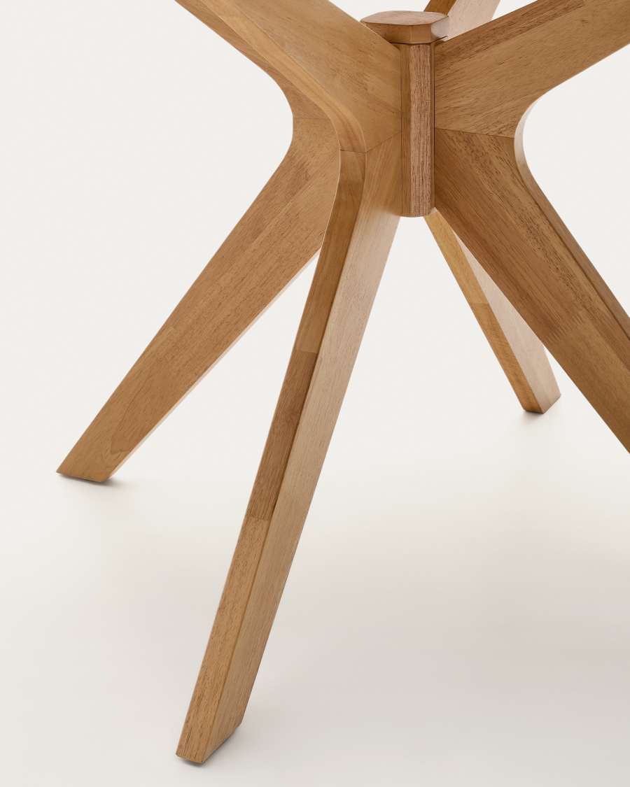 Naanim round table in oak veneer, Ø 100 cm