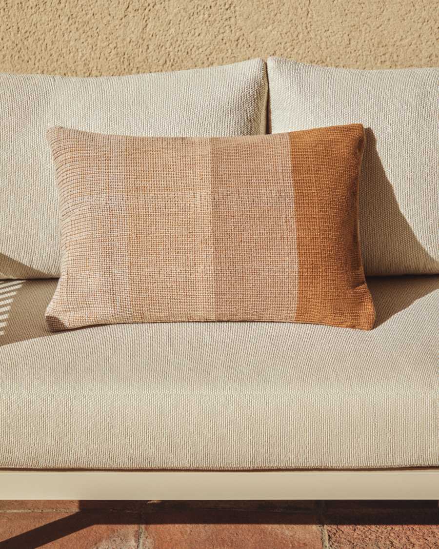 Κάλυμμα μαξιλαριού Adys 100% PET μπεζ 40 x 60 εκ