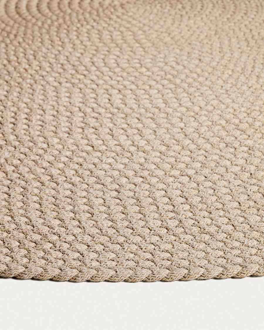 Tapis Despas en fibres synthétiques écru Ø 150 cm