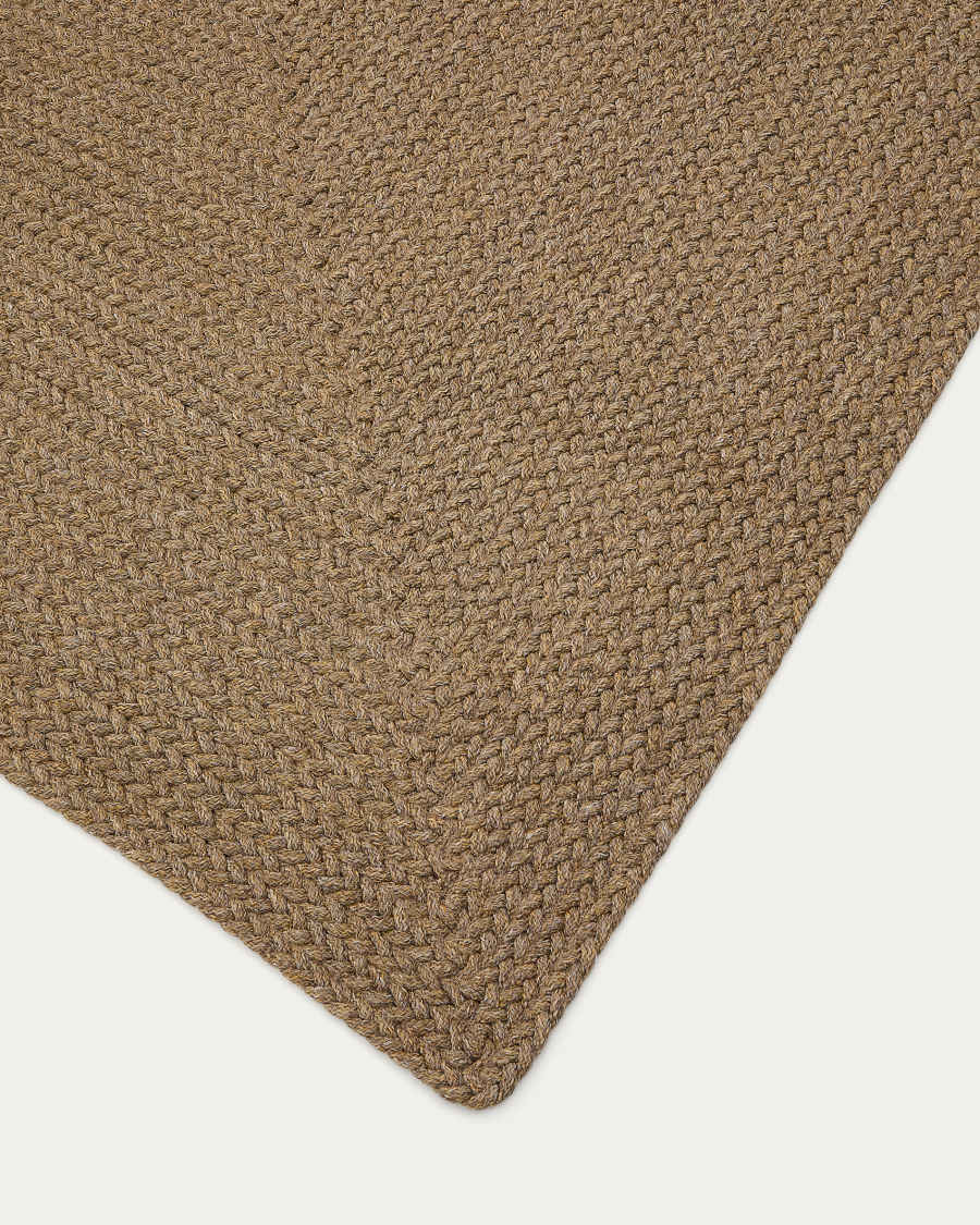 Despas beige synthetic fibre rug 300 x 400cm
