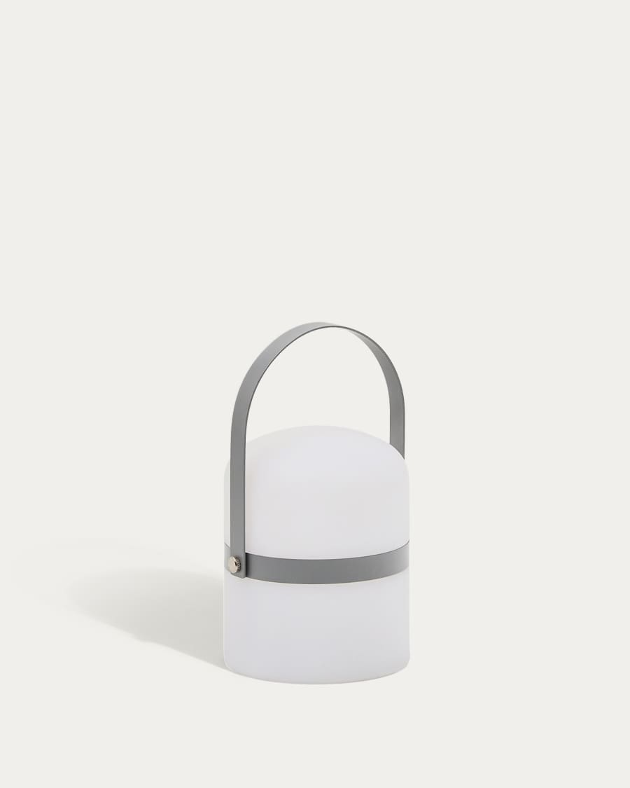 Mini επιτραπέζιο φωτιστικό Ridley, γκρι