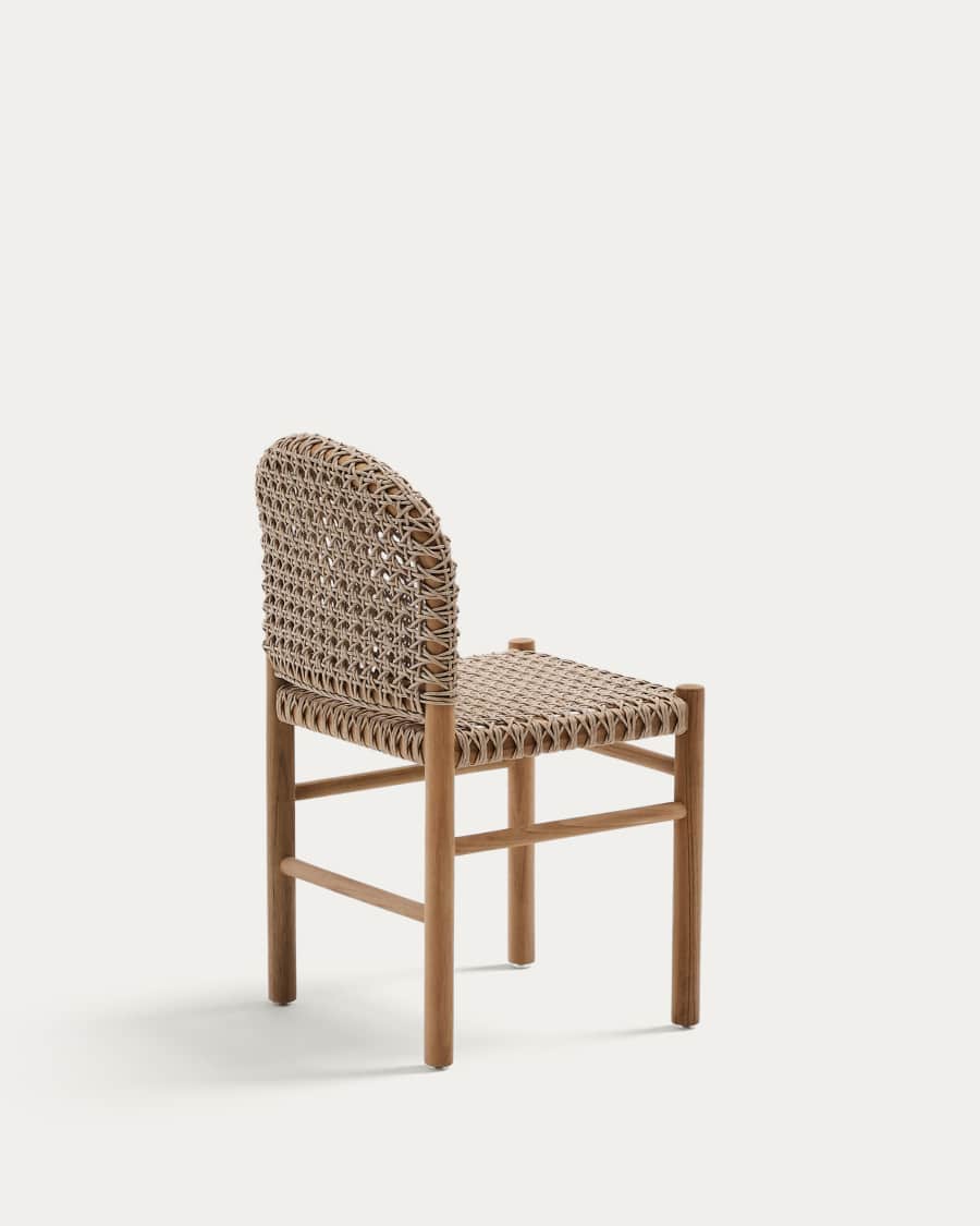 Tavira outdoor chair in solid teak wood
