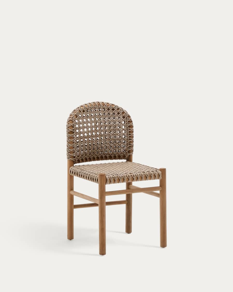 Tavira outdoor chair in solid teak wood