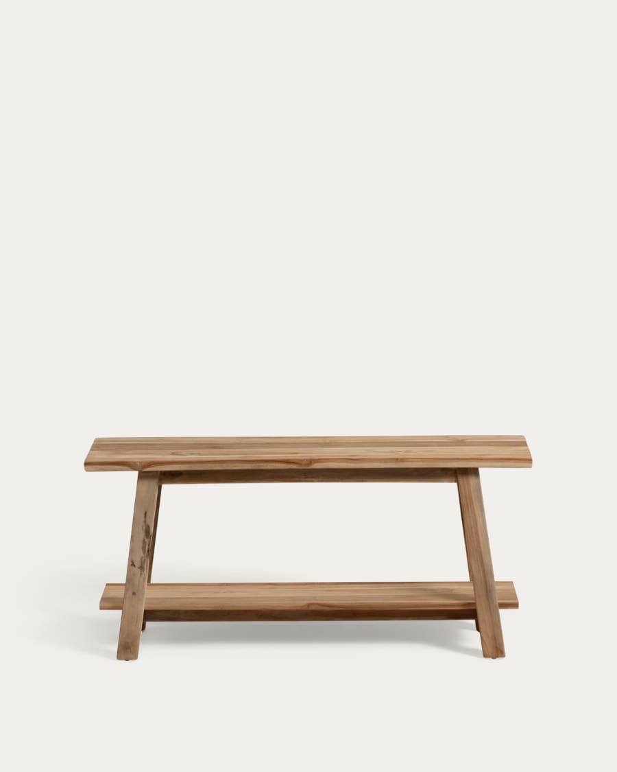 Panca Safara in legno massello di teak ricilato 100 cm