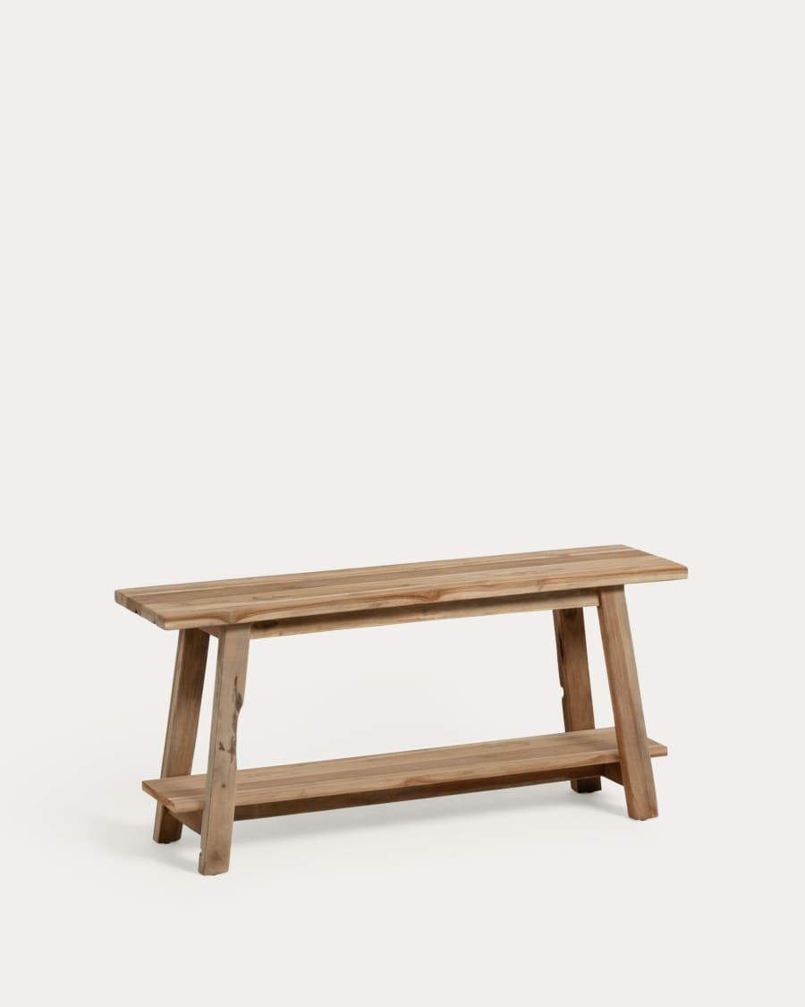 Panca Safara in legno massello di teak ricilato 100 cm