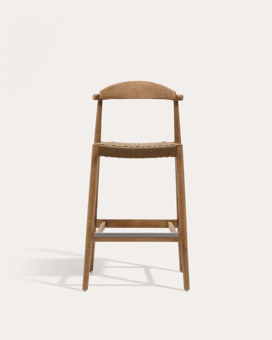 Nina Hocker aus massivem Akazienholz Höhe 76 cm FSC 100%