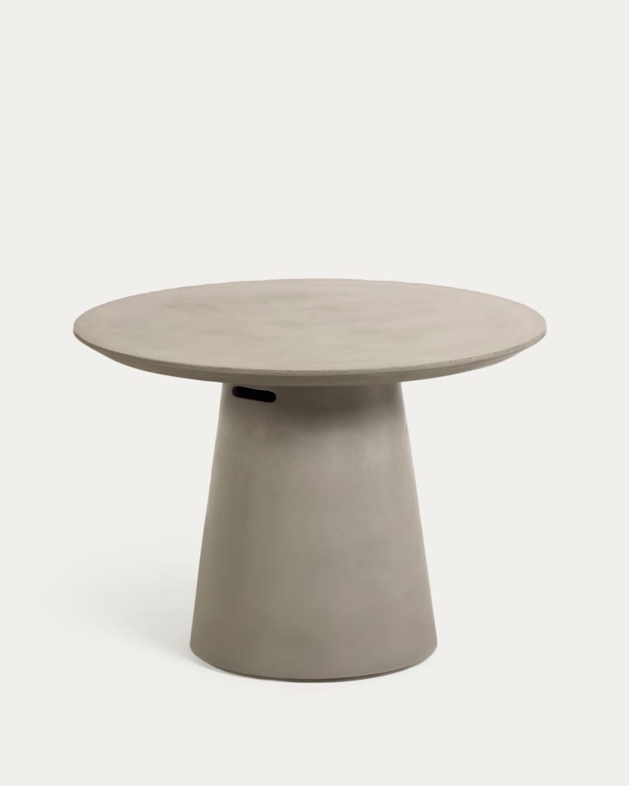 Itai outdoor round cement table, Ø 120 cm