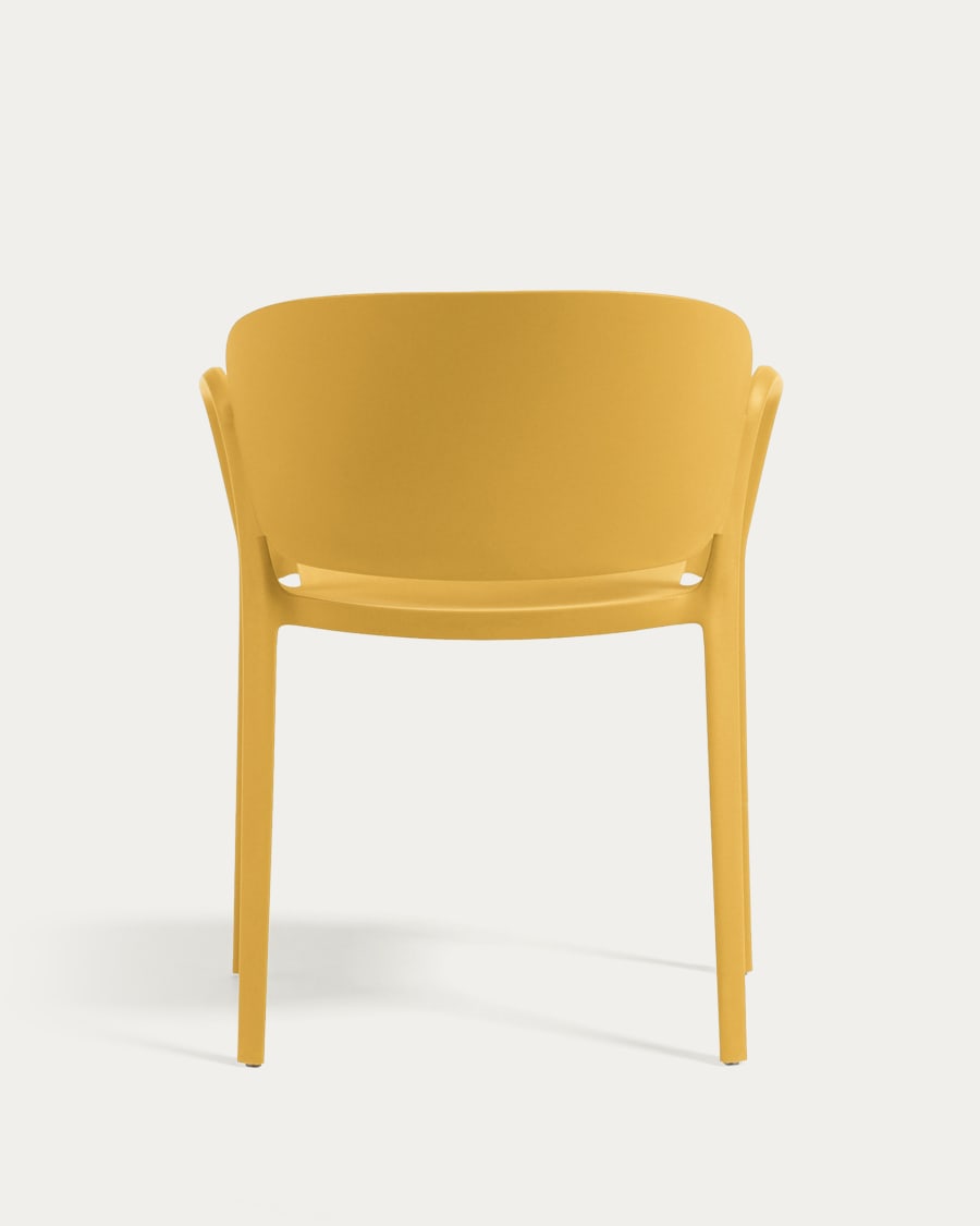 Ania stapelbarer Stuhl 100% outdoor gelb