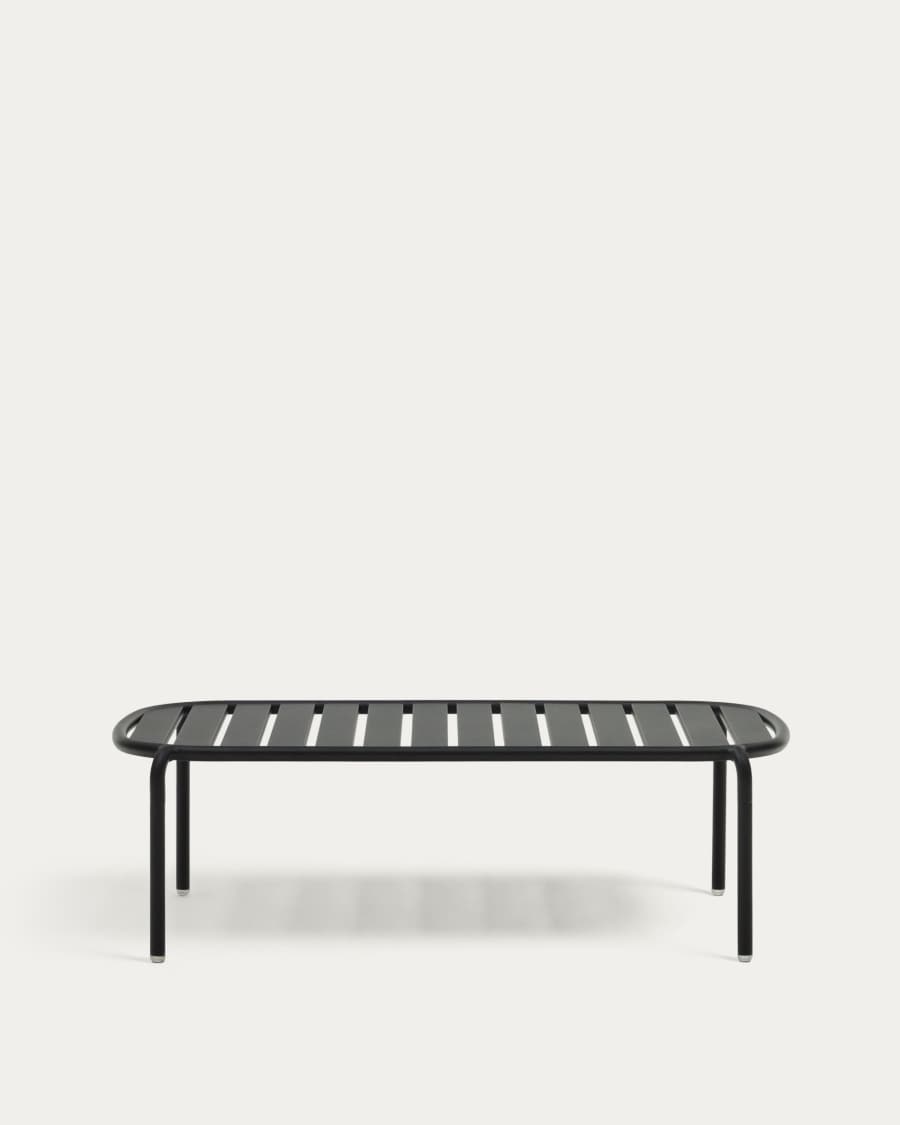 Joncols outdoor aluminium coffee table with powder coated grey finish, Ø 110 x 62 cm