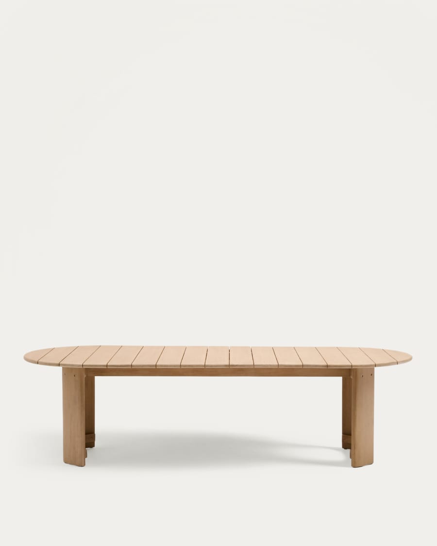 Xoriguer table made of solid eucalyptus wood, 280 x 110 cm, FSC 100%