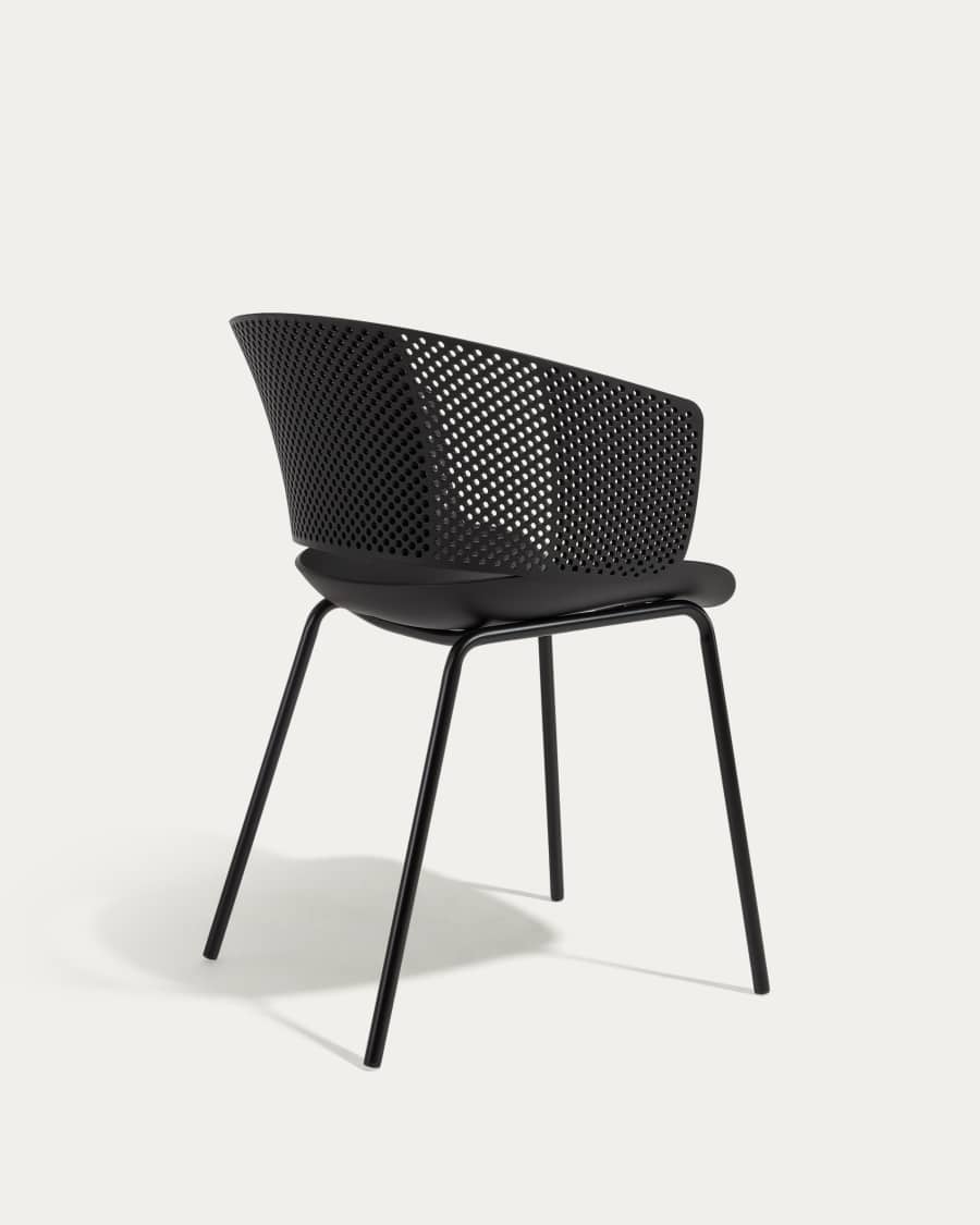 Yeray black garden chair