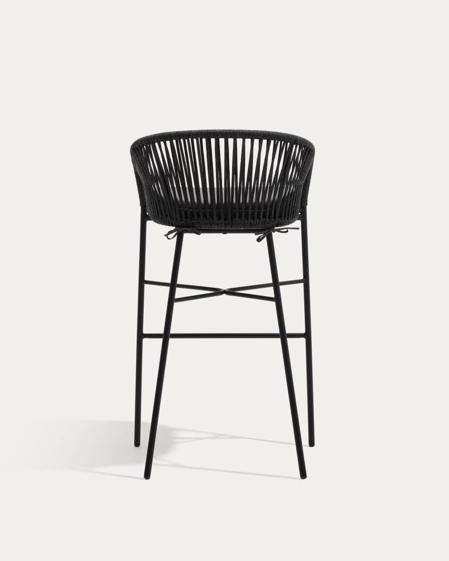 Yanet touwkruk in zwart 80 cm hoog