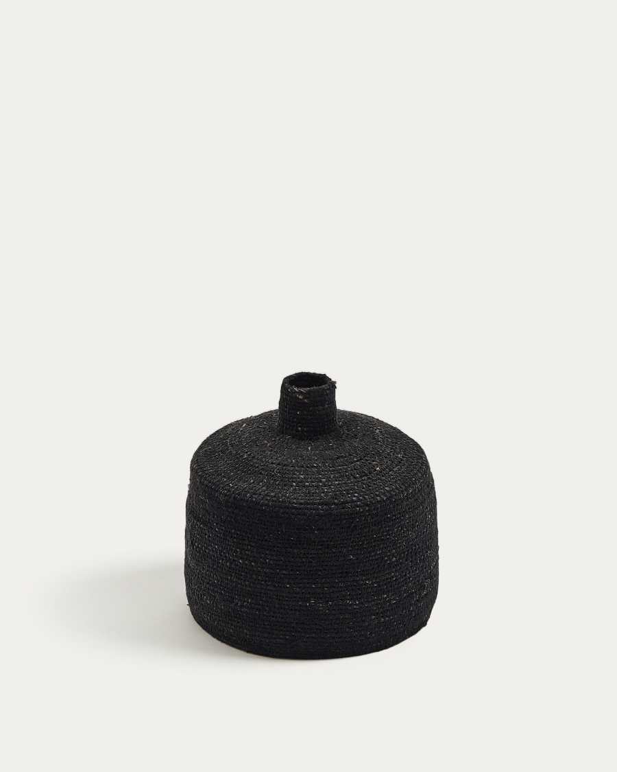 Salinas vase made of natural fibres with a natural finish 20 cm