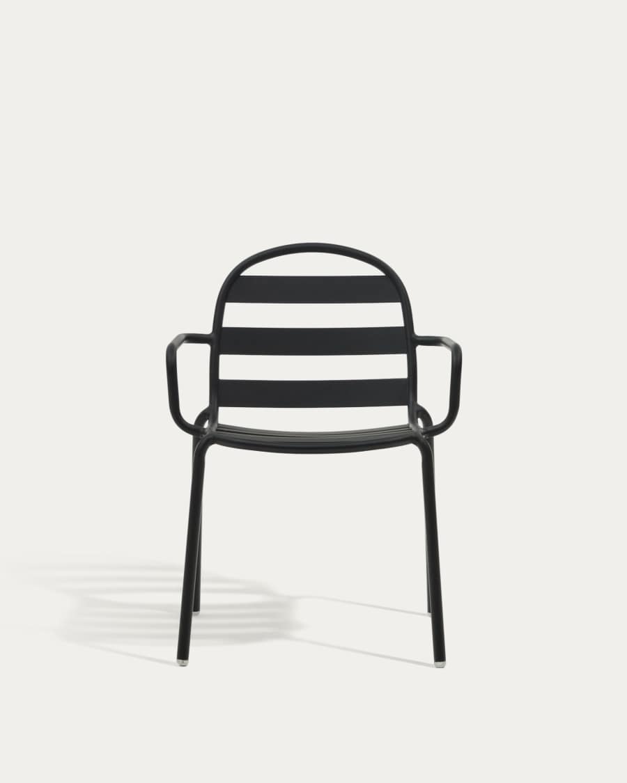 Καρέκλα εξωτερικού χώρου Joncols, αλουμίνιο σε γκρι φινίρισμα