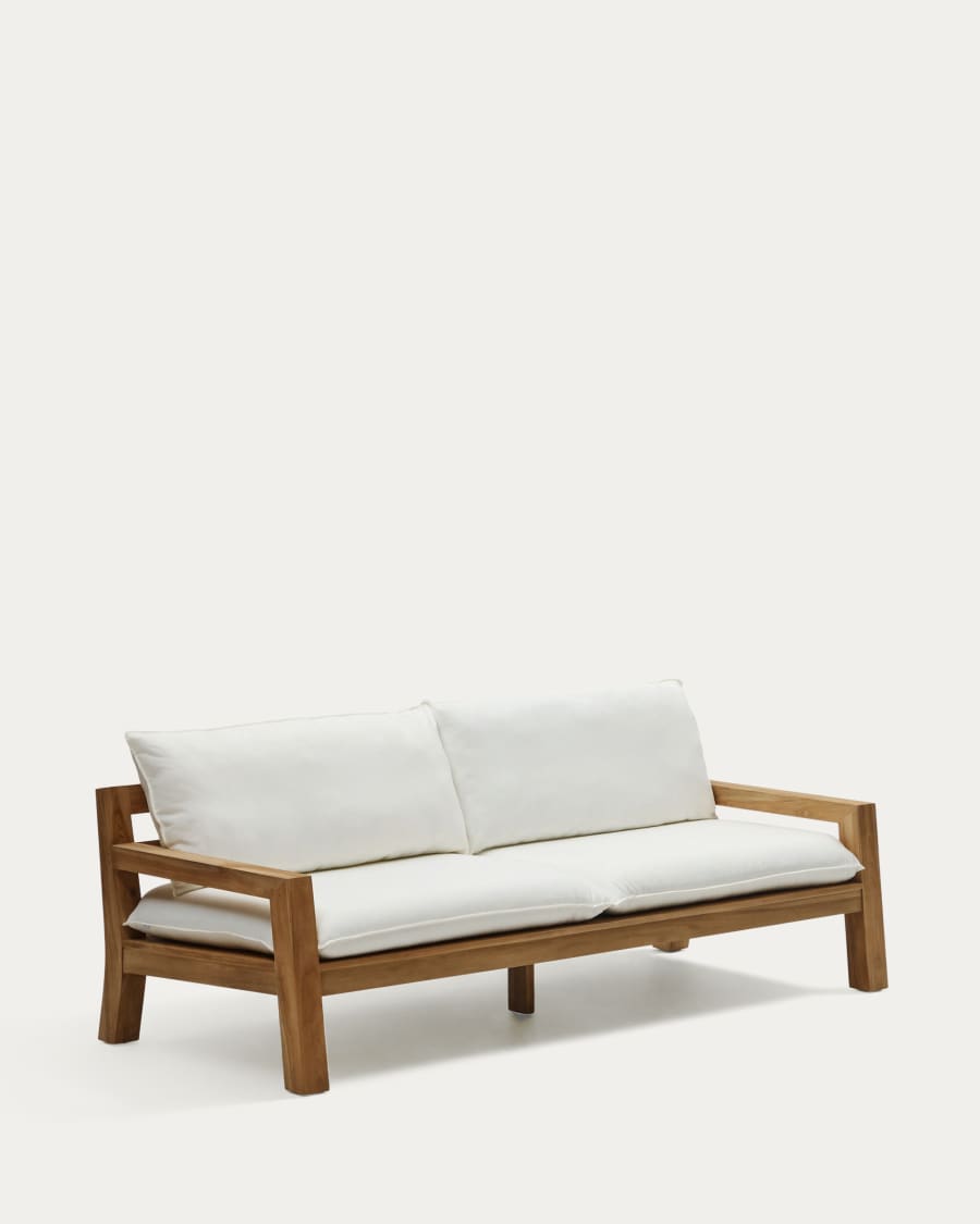 Forcanera 3 seater solid teak sofa, 211 cm