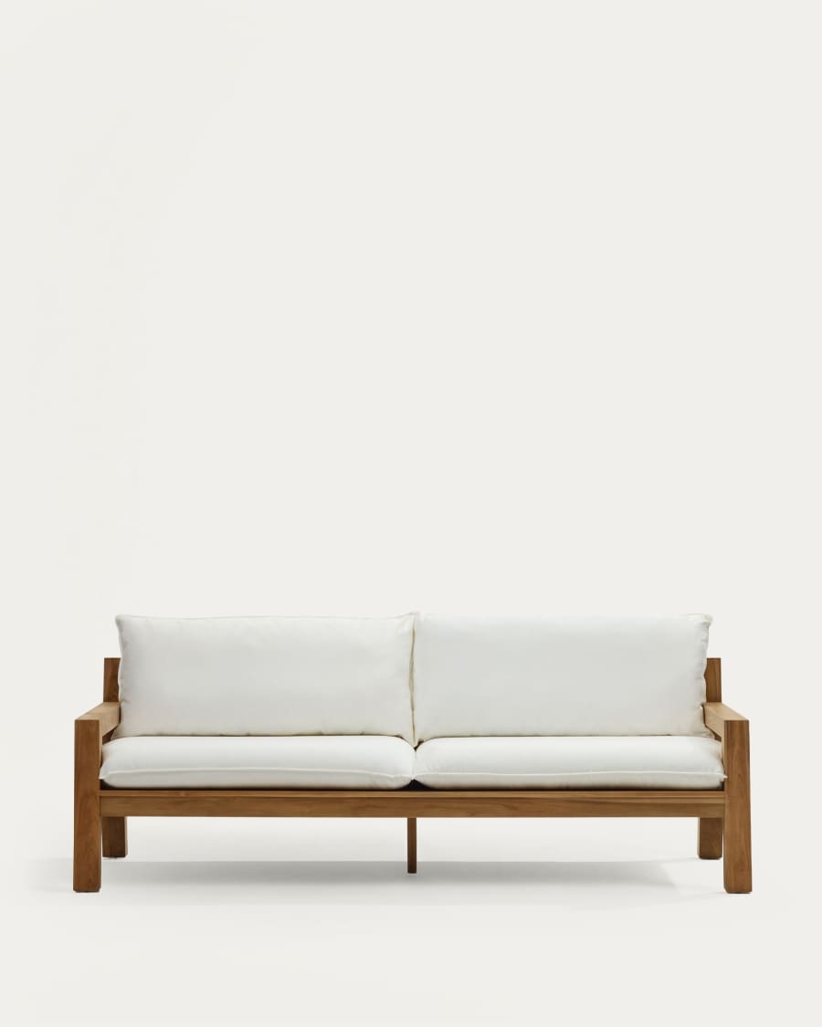 Forcanera 3 seater solid teak sofa, 211 cm