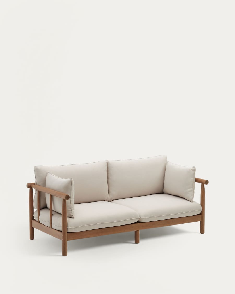 Sacova 2 seater sofa, made from solid eucalyptus wood 195 cm