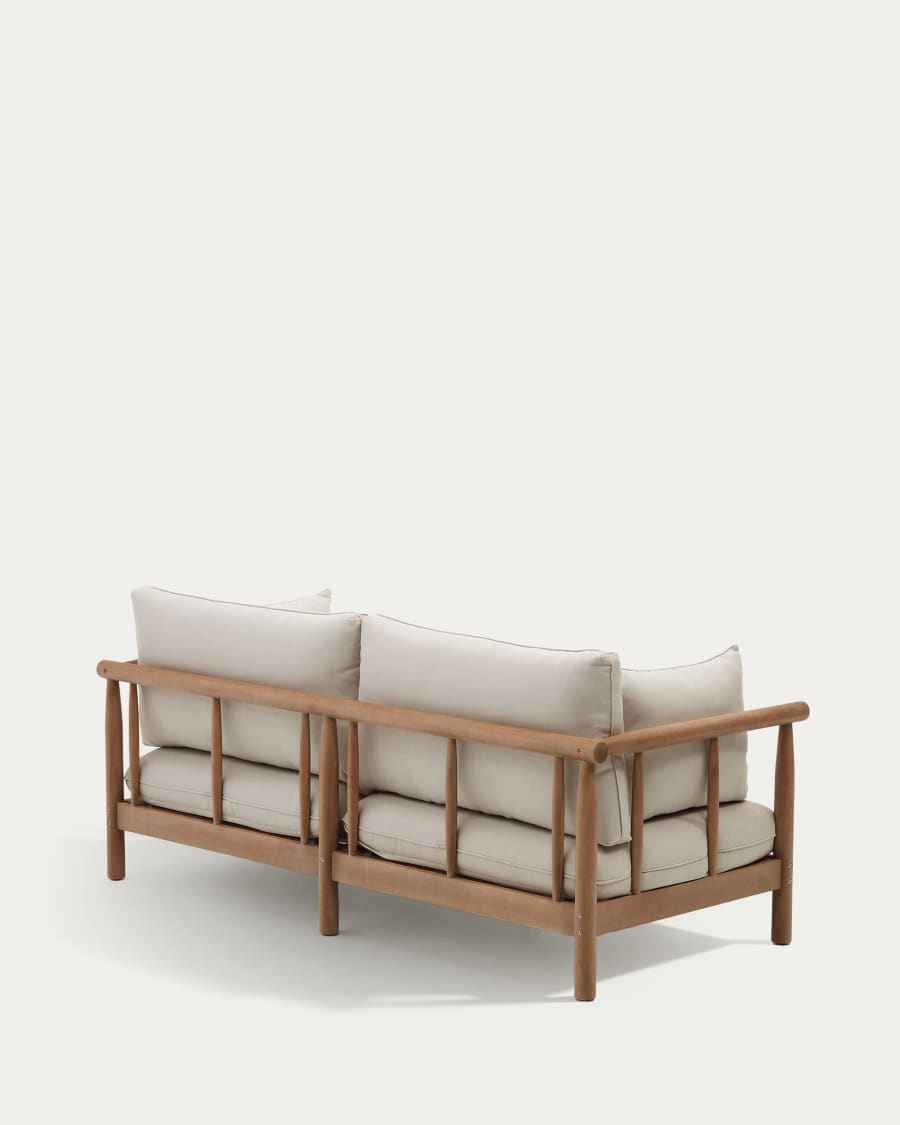 Sacova 2 seater sofa, made from solid eucalyptus wood 195 cm