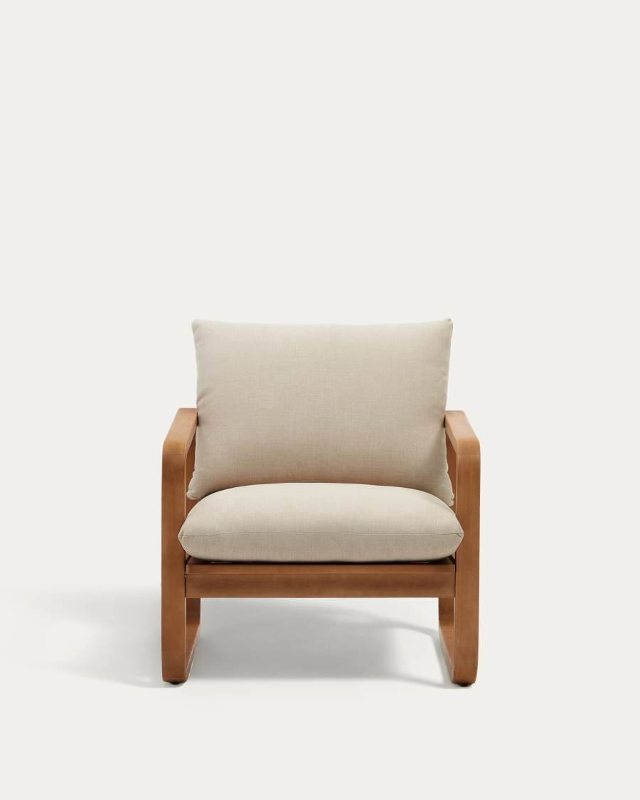 Chaise Sacaleta en bois d'eucalyptus