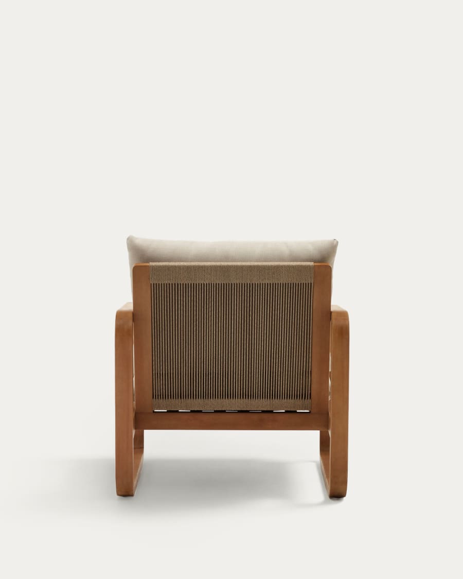 Chaise Sacaleta en bois d'eucalyptus