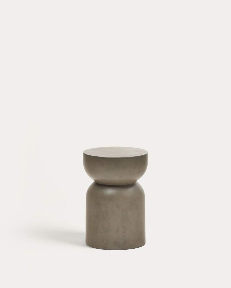 Garbet round cement side table, Ø 32 cm