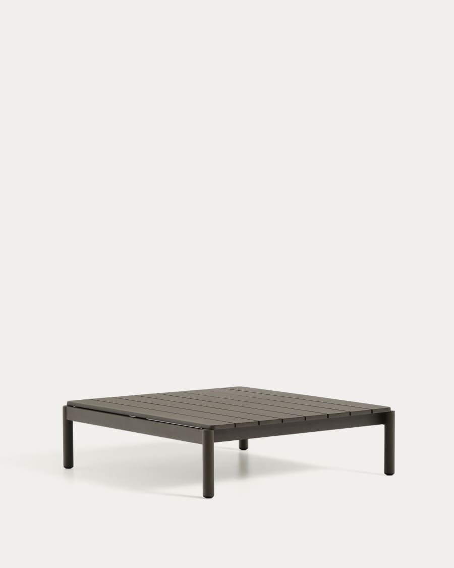 Tavolino da centro Sorells in alluminio verde 89 x 91 cm