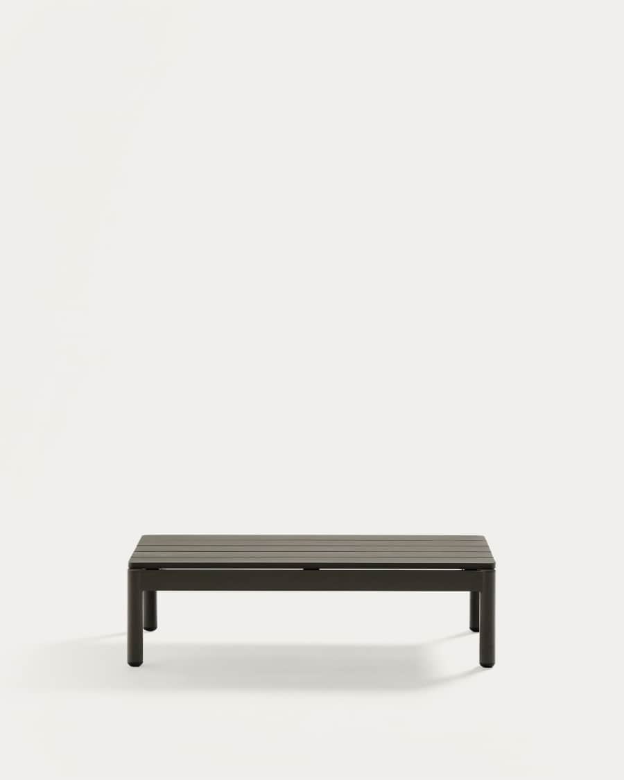 Sorells coffee table in green aluminum 52,4 x 91 cm