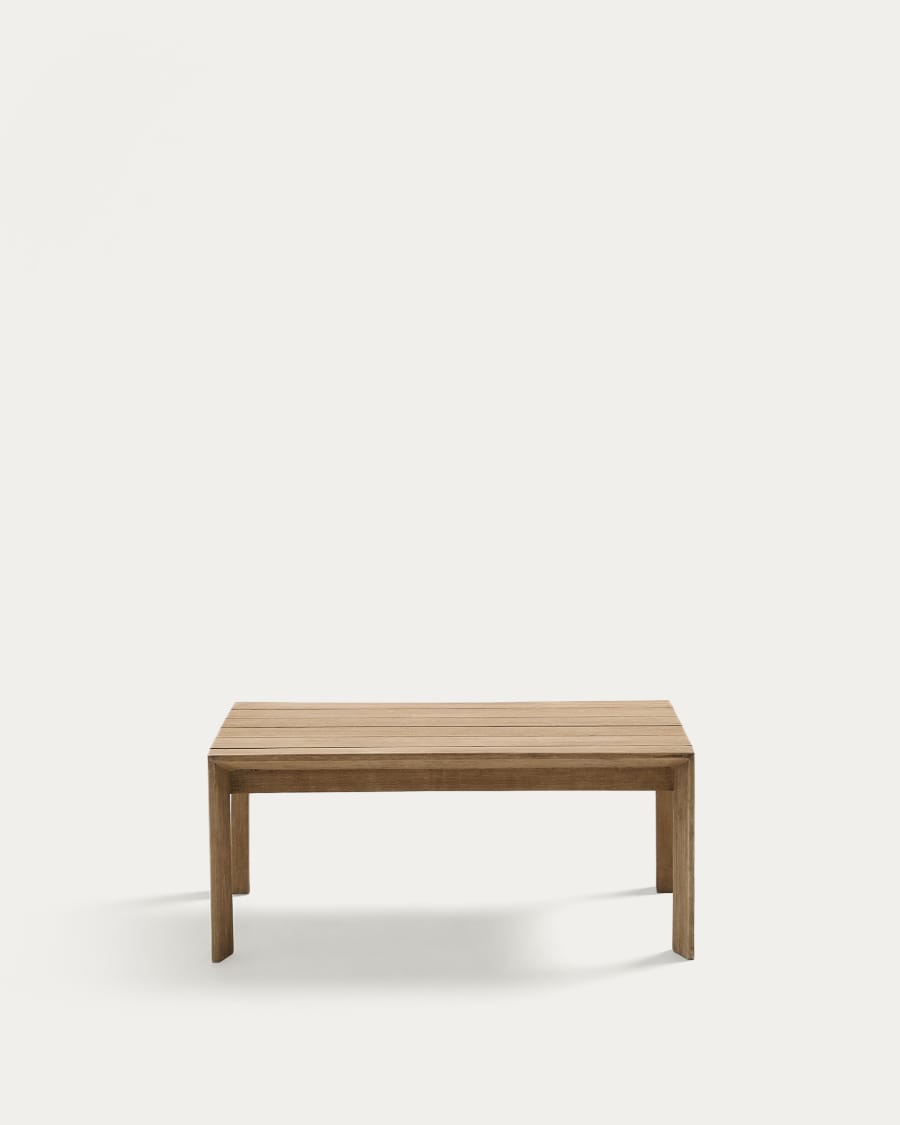 Ambra coffee table in solid acacia wood with light finish 82.5 x 82.5cm FSC 100%