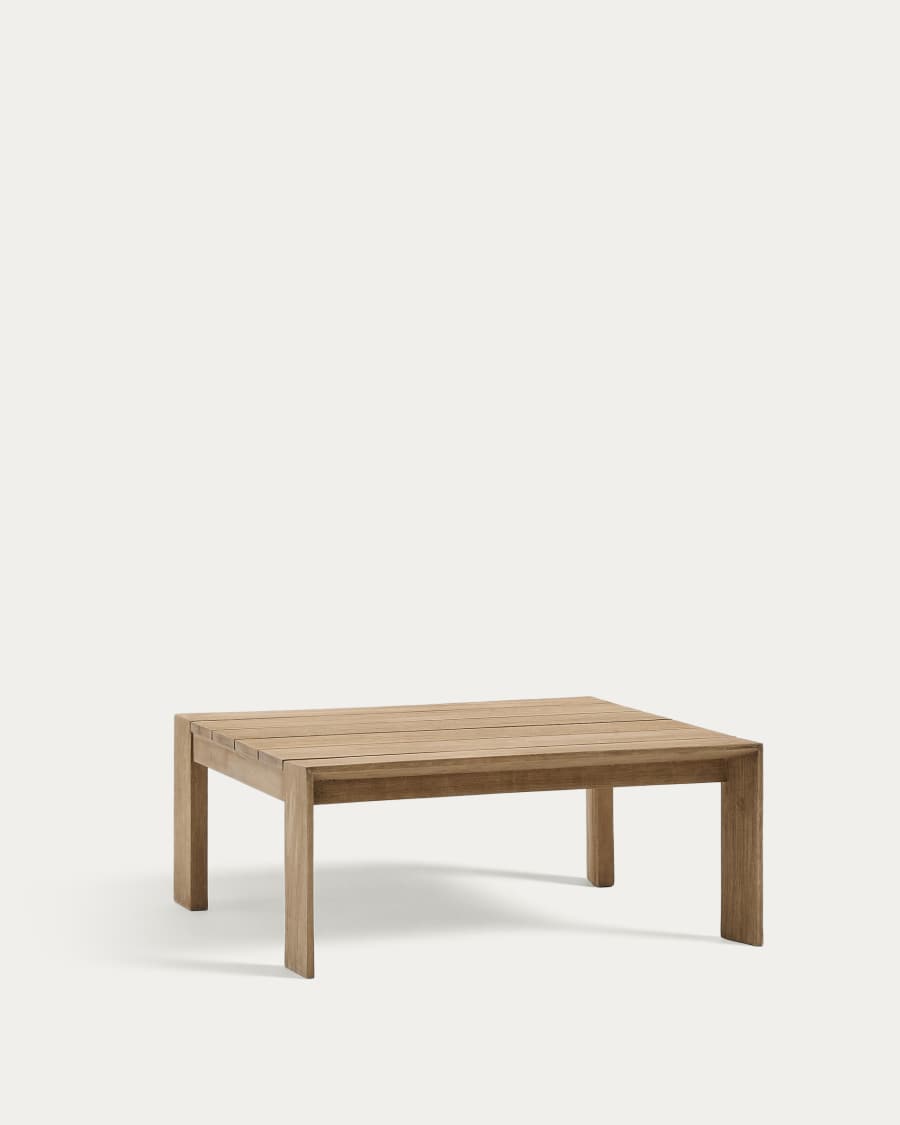 Ambra coffee table in solid acacia wood with light finish 82.5 x 82.5cm FSC 100%