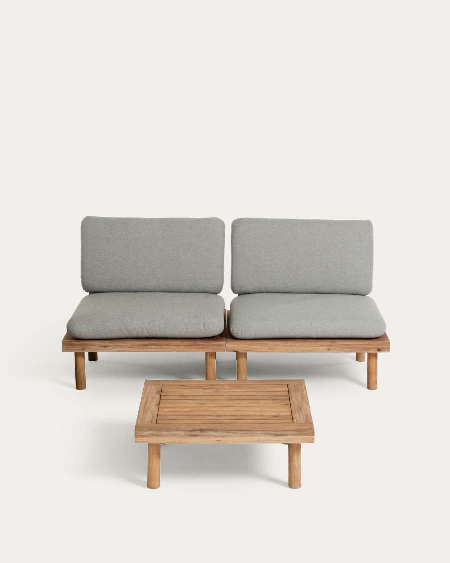 Σετ 2 πολυθρόνες και ένα τραπέζι Viridis