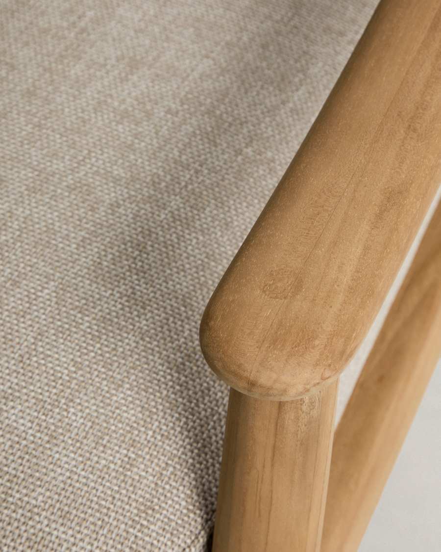 Πολυθρόνα εξωτερικού χώρου Elunda από 100% μασίφ ξύλο τικ FSC