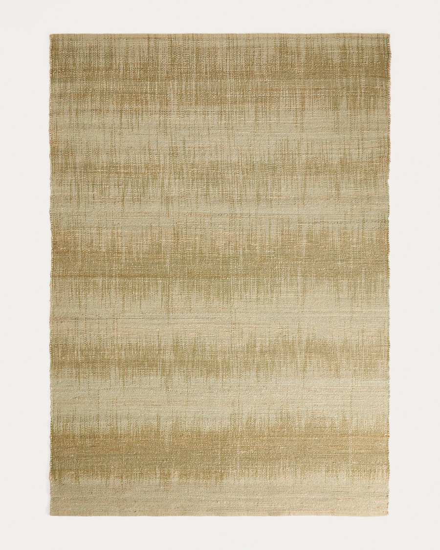 Lirmo green jute rug 200 x 300cm