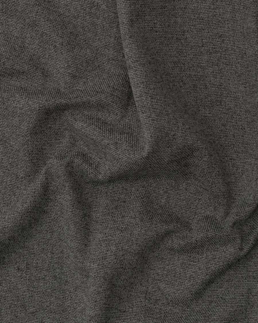 Austin Dark Grey Fabric Swatch 10 x 15 cm