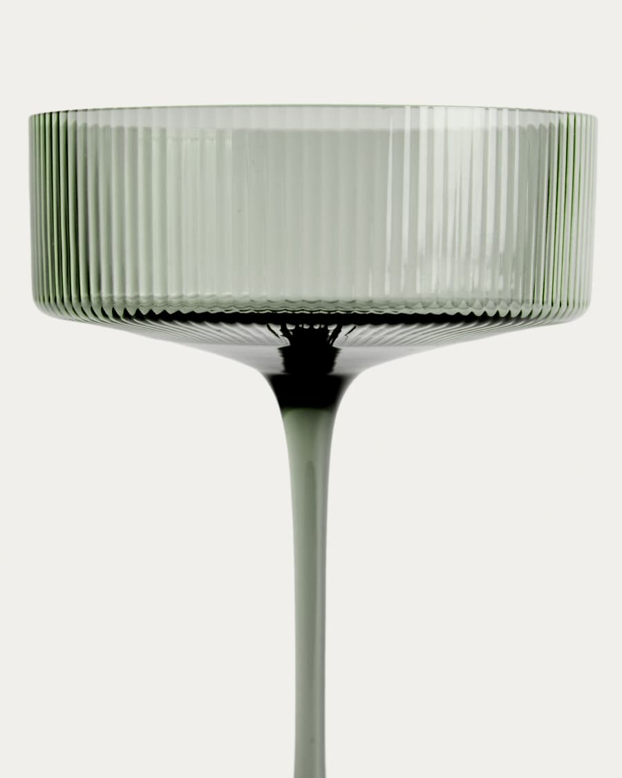 Ποτήρι κοκτέιλ Eluria, πράσινο γυαλί, 31,5 cl