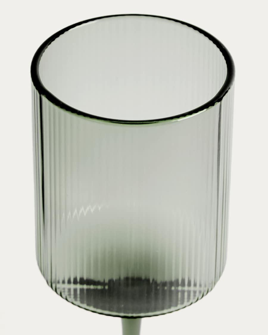 Γυάλινο ποτήρι κρασιού Eluria πράσινο 39,5 cl