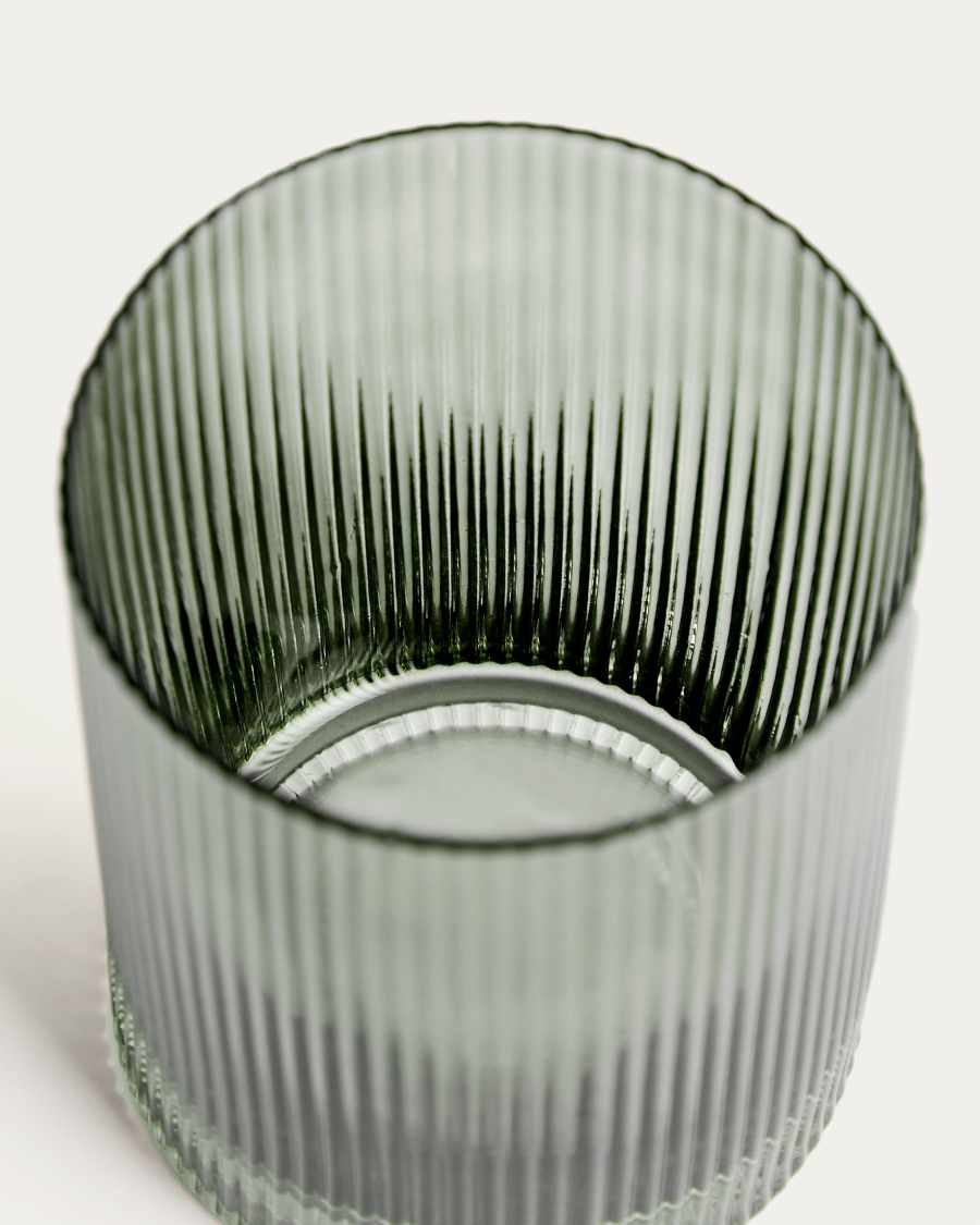 Eluria green glass cup, 32.5 cl