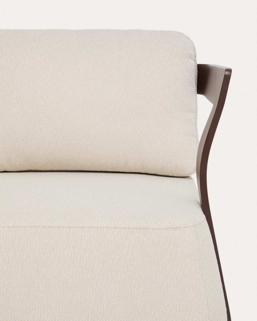 Tamaris set met 3-zitsbank en 2 fauteuils van bruin aluminium