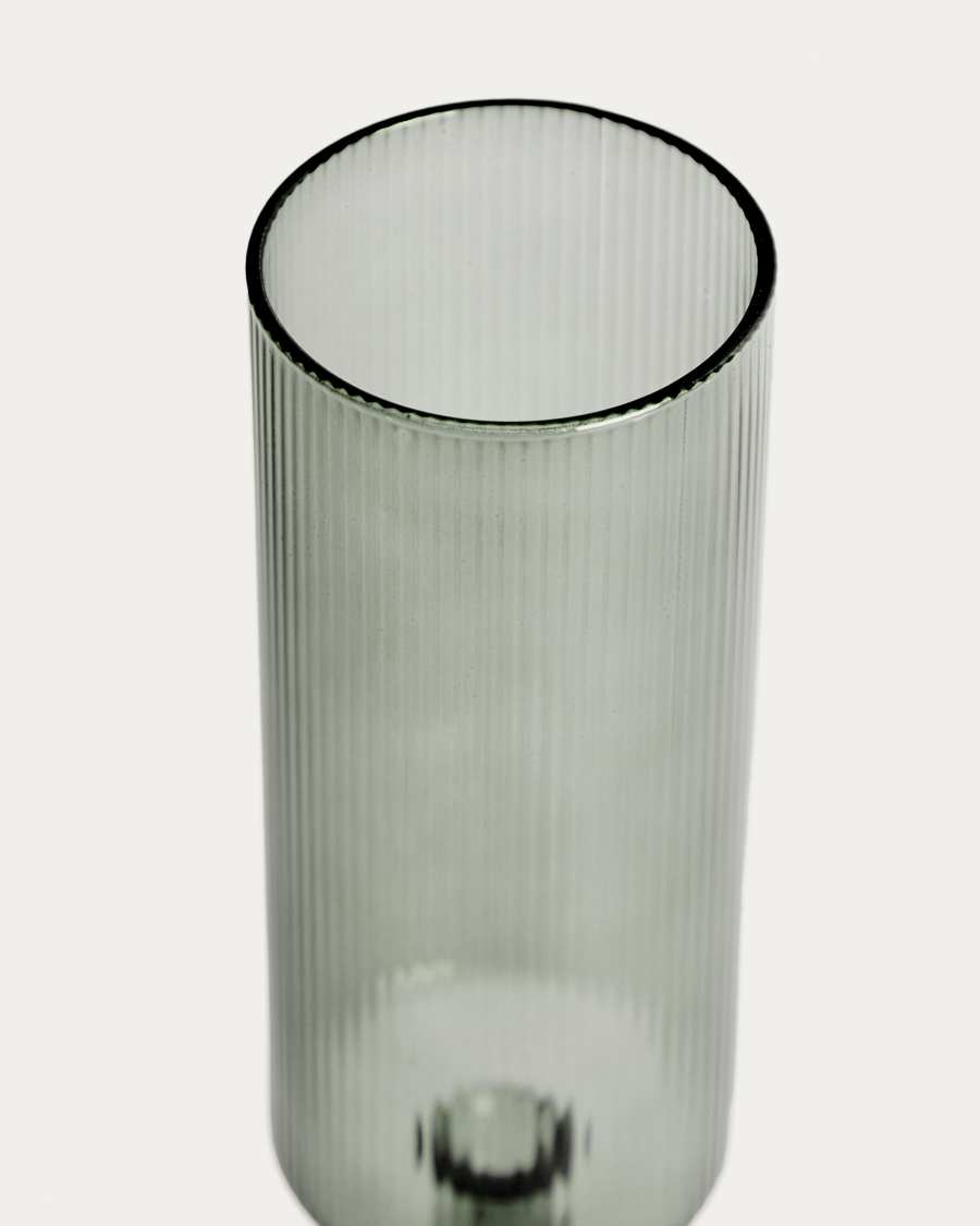 Eluria green champagne glass, 24.5 cl