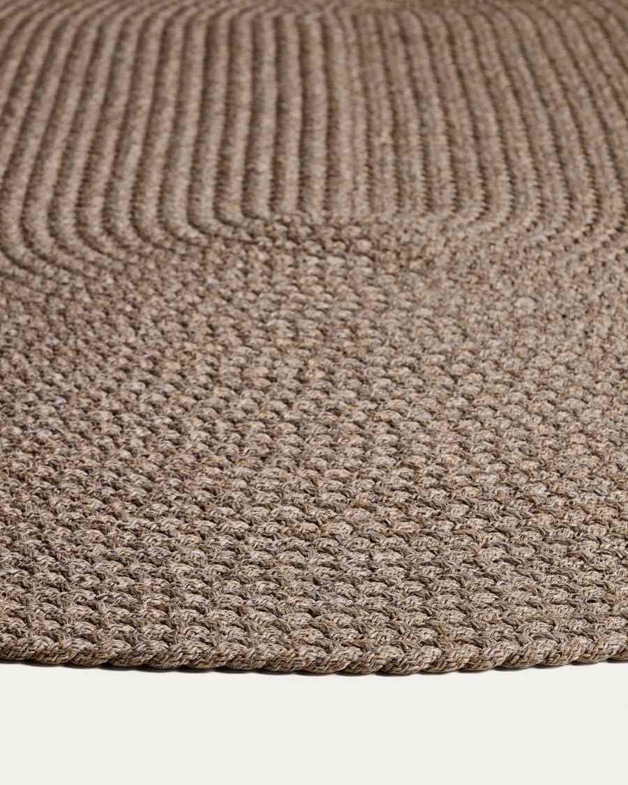 Despas beige synthetic fibre rug 160 x 230cm