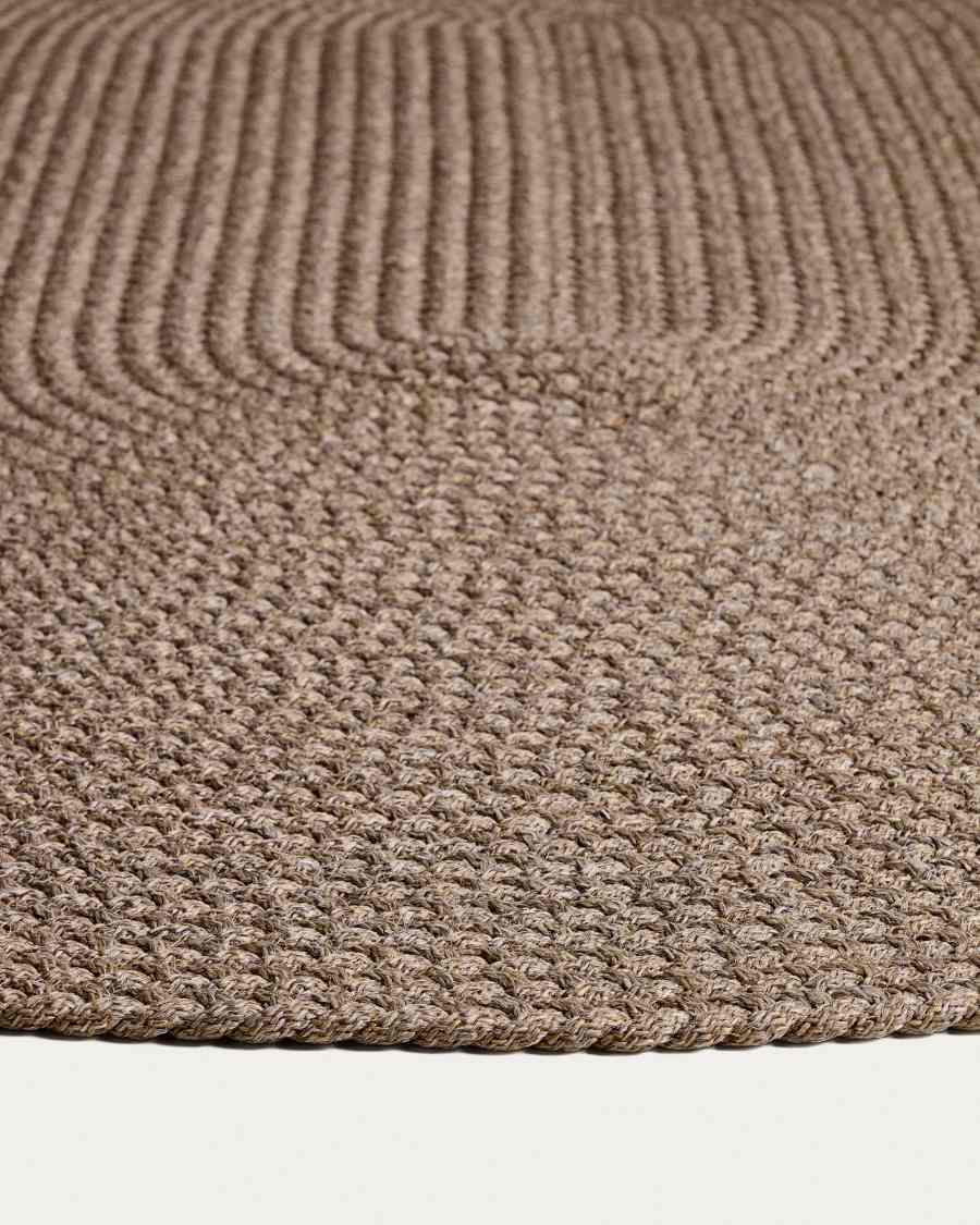 Despas beige synthetic fibre rug 200 x 300cm