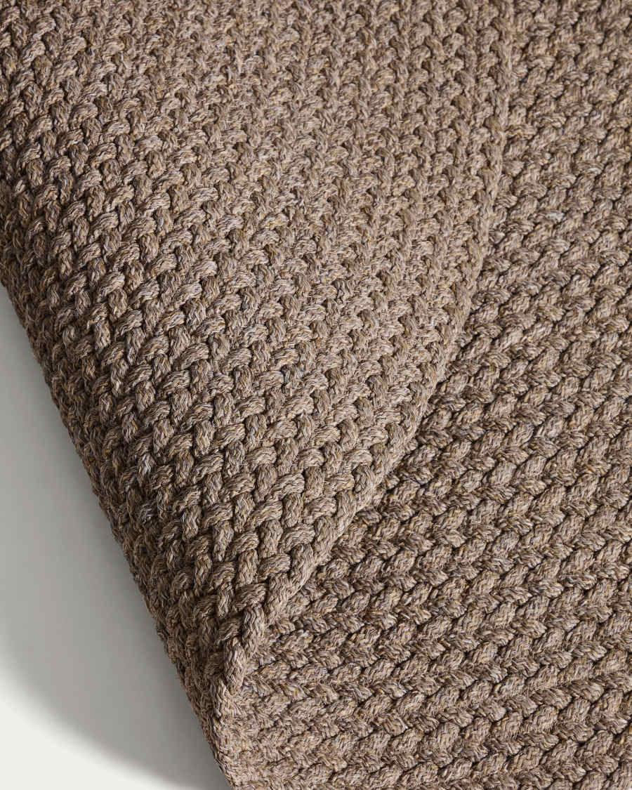 Despas beige synthetic fibre rug 200 x 300cm