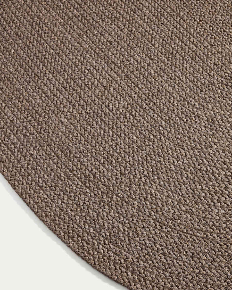 Despas beige synthetic fibre rug 160 x 230cm