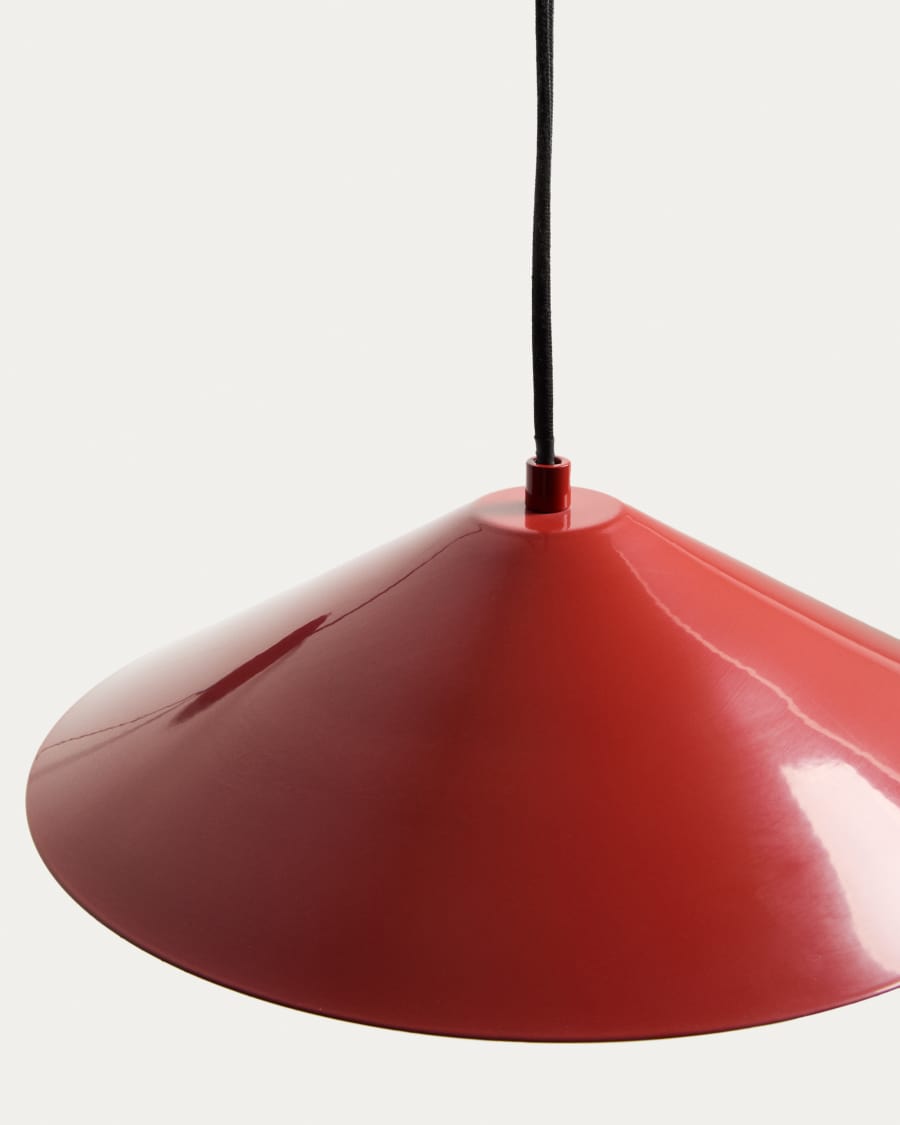 Kally wall lamp in a red painted finish